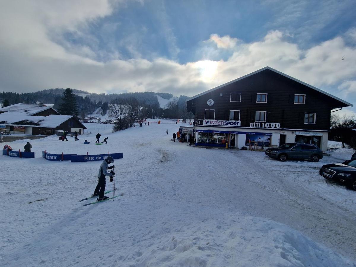 VIP Place Family Alti1000 Télésiège Métabief Avec jardin privé à 50 M des pistes Exterior foto
